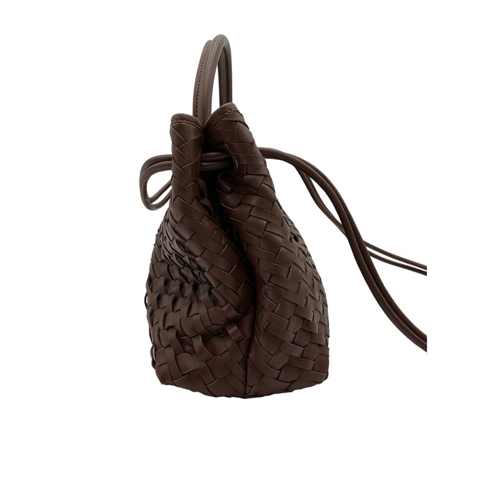 Walter Baker Woven Brown Hazel Top Handle Bag - Picture 6 of 6